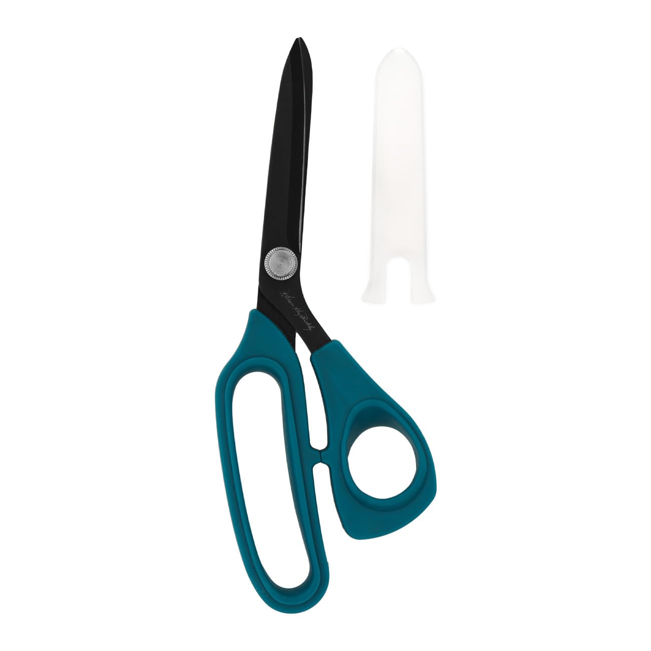 Karen Kay Buckley® Perfect Scissors™, 8-1/2 Inch #KKB032 Bent Handle Micro-Serrated Non-Slip Blade for Quilting, Crafting, and Garment Sewing. Sharp Blades Grip Fabric and Cut Many Layers