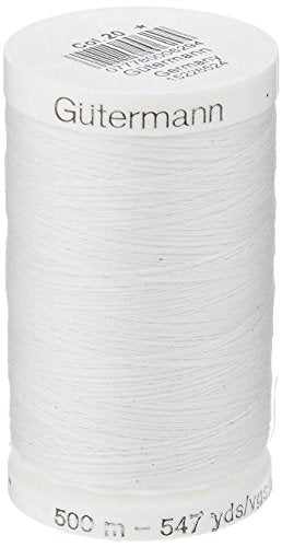 Sew-All, All PurposeThread 547 Yards- White GUTERMANN Thread 3 pack (White)