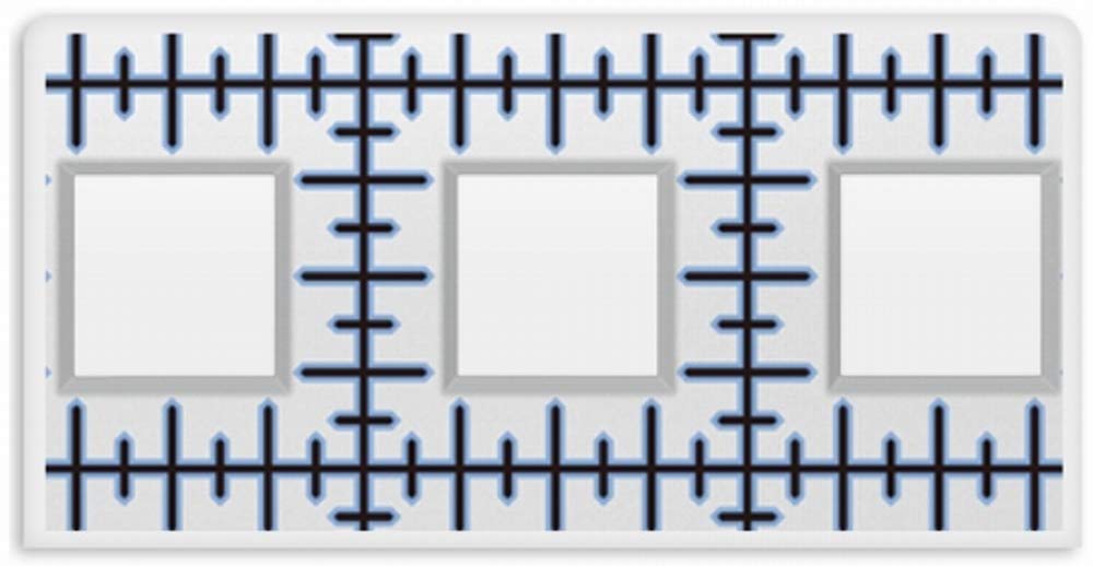 TrueCut, Ruler, for Precise Straight Cuts, Features Built-in Holes