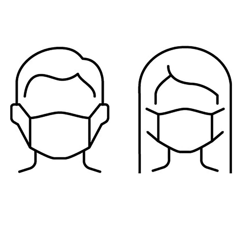 Creative Grids Face Mask Template