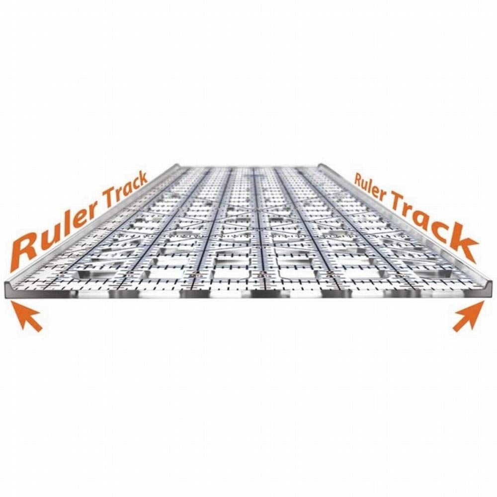 TrueCut, Ruler, for Precise Straight Cuts, Features Built-in Holes