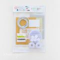Kimberbell Shout Hooray Embellishment Kit - Embellishments for Crafting Kit, 16pcs Set w. Fusible Vinyl, Embroidery Leather & Applique Glitter, Embroidery Supplies, Craft Kit for Bench Pillow