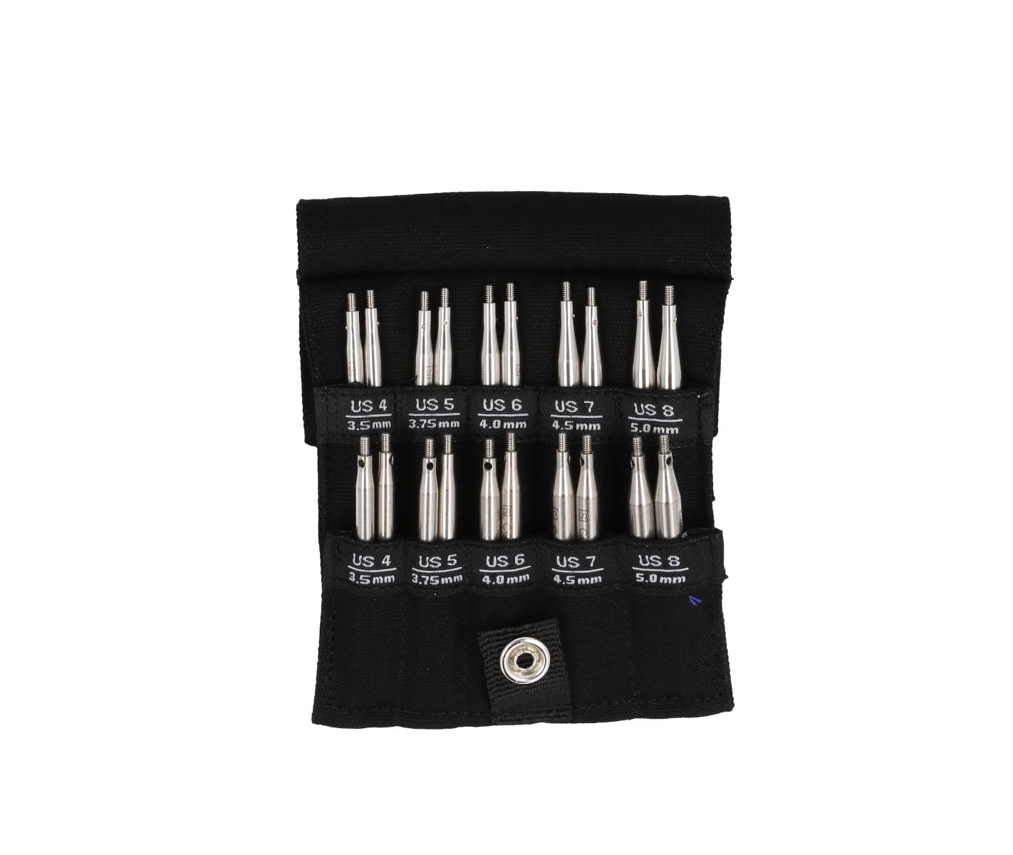 ChiaoGoo Twist Shorties Set, 2" & 3" (5 & 8 cm) [S], US 4-8 (3.5-5 mm)