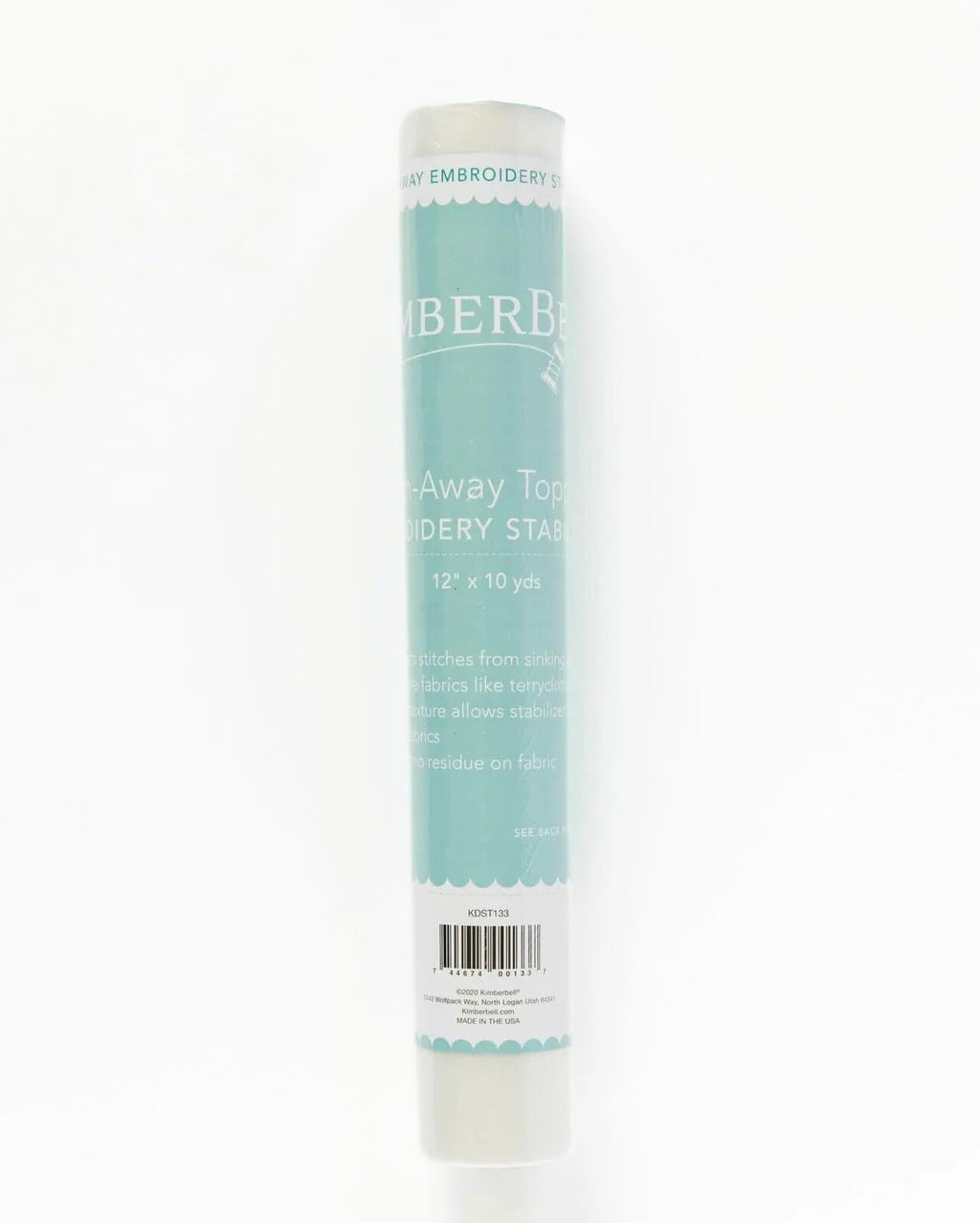 Kimberbell Wash-Away Topping 12" x 10 yd - Ultra Lightweight, Leaves No Residue, Dissolves Quickly in Cool Water