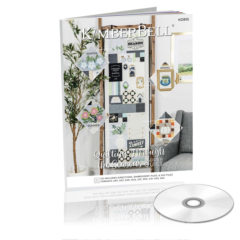 Pattern - Quilting Through the Seasons Machine Embroidery Pattern with Digital Download by KimberBell