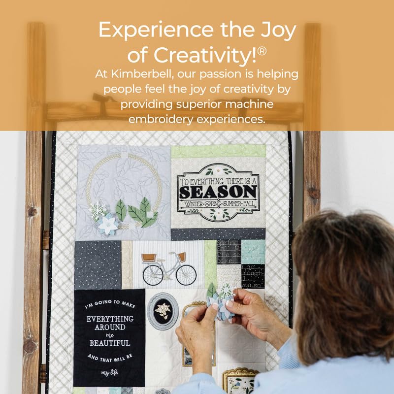 Pattern - Quilting Through the Seasons Machine Embroidery Pattern with Digital Download by KimberBell