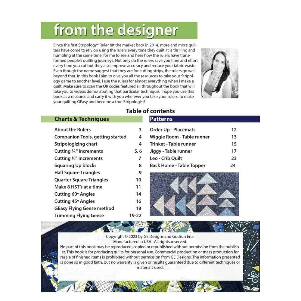 Master Your Stripology® Rulers Book by GE Designs