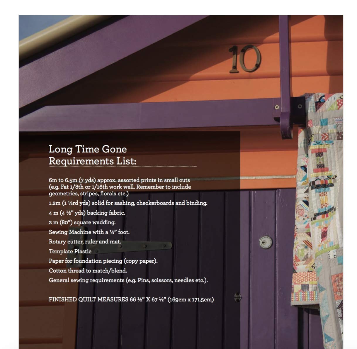 Long Time Gone Quilt Booklet by Jen Kingwell
