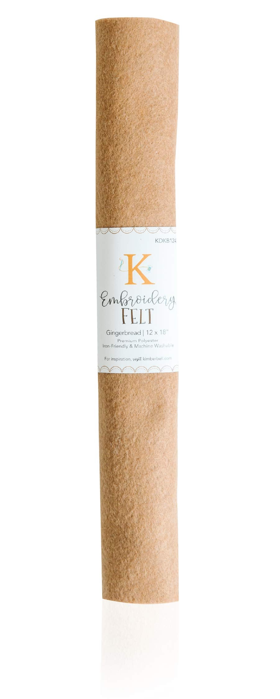 Kimberbell Embroidery & Sewing Felt Sheet, 1PC, Size 12 in x18 in, Thickness 1.4 mm, Assorted Colors Available, Kimberbellishments, Premium Polyester, Iron-Friendly & Machine Washable