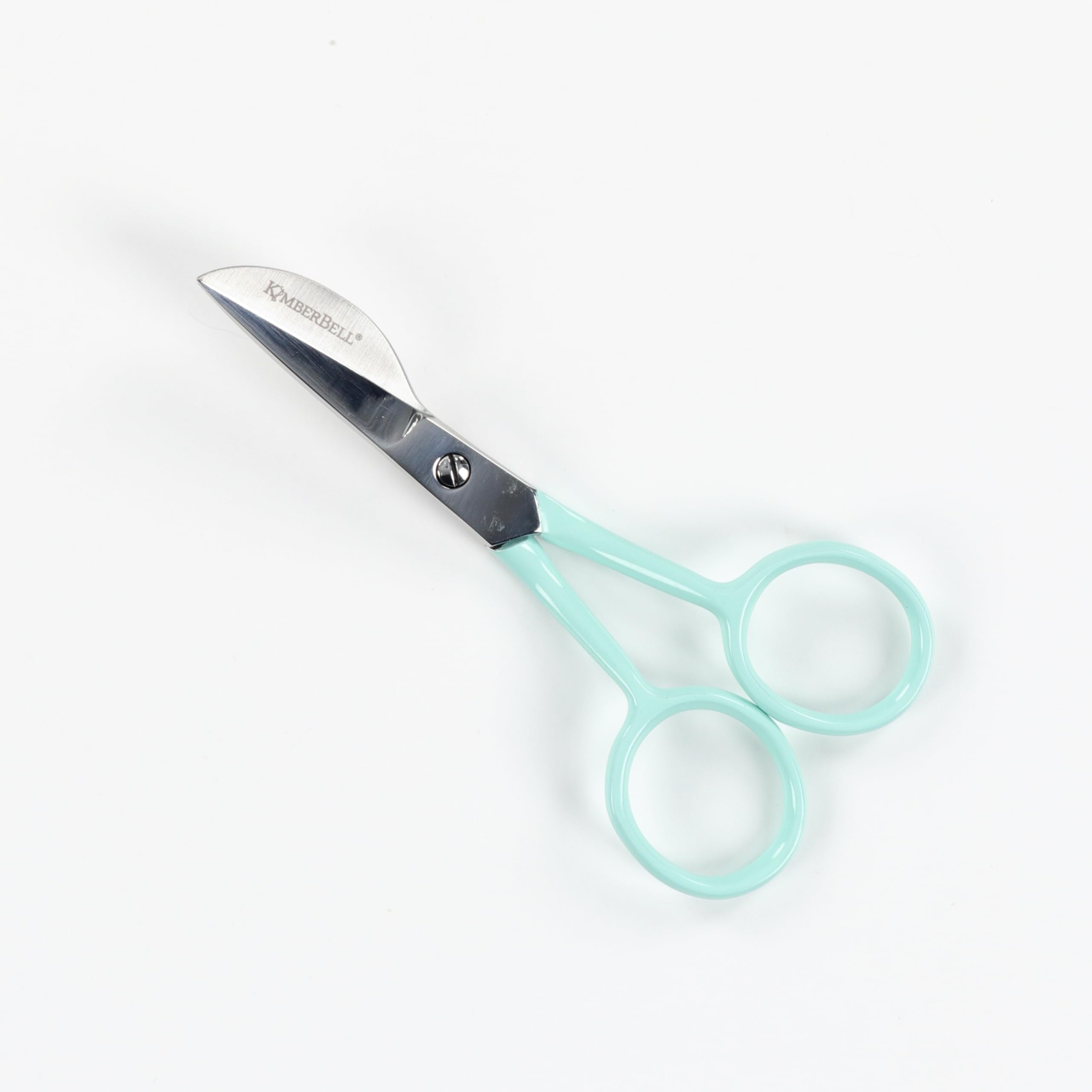 Kimberbell Duckbill Applique Scissors – Precision Fabric Trimming with Extra-Sharp Blades – Double-Loop Handle for Comfort – Ideal for Machine Embroidery, Vinyl, and Glitter Applique
