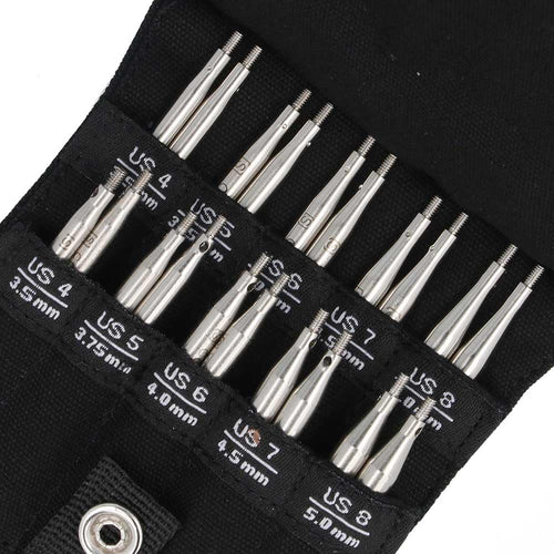 ChiaoGoo Twist Shorties Set, 2" & 3" (5 & 8 cm) [S], US 4-8 (3.5-5 mm)