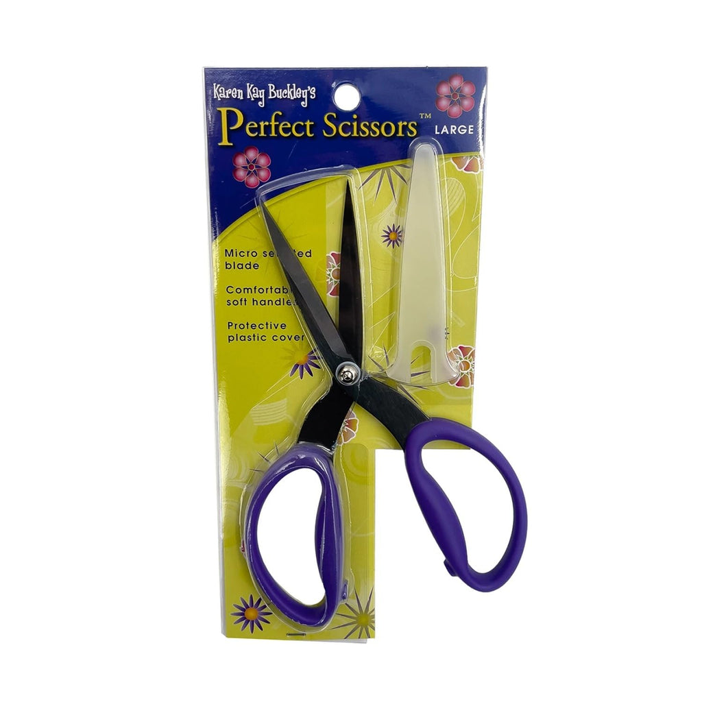 Karen Kay Buckleys Perfect Scissors, Large 7-1/2 Inch Mirco Serrated Blades