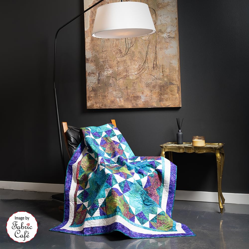 2025 Fabulous 5-Yard Quilts by Fabric Café – 8 New Quilt Patterns Using 5 Yards of Fabric – Simple Quilting Method with Instructions for Queen/King Enlargement