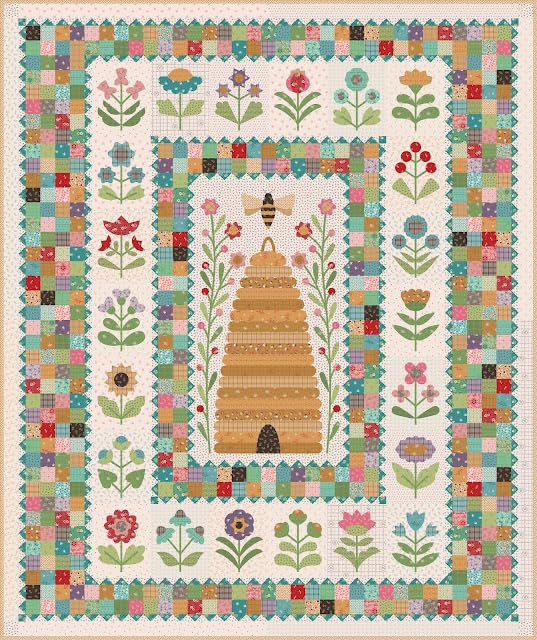 Lori Holt Honey Bee Garden Sew Simple Shapes™ – 93 Sturdy Plastic Applique Templates for the Honey Bee Garden Sew Along – Fussy Cutting & Quilting Templates