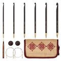 Lantern Moon Bequest Tunisian Crochet Hook Set | 6 US Sizes (G to L)