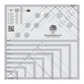 Creative Grids Ultimate Flying Geese Tool Quilt Ruler – CGRDH4 – Made in USA, 8-1/2in x 8-1/2in, Non-Slip Grip Acrylic Quilting, Sewing, Crafting, Patchwork Ruler & Template