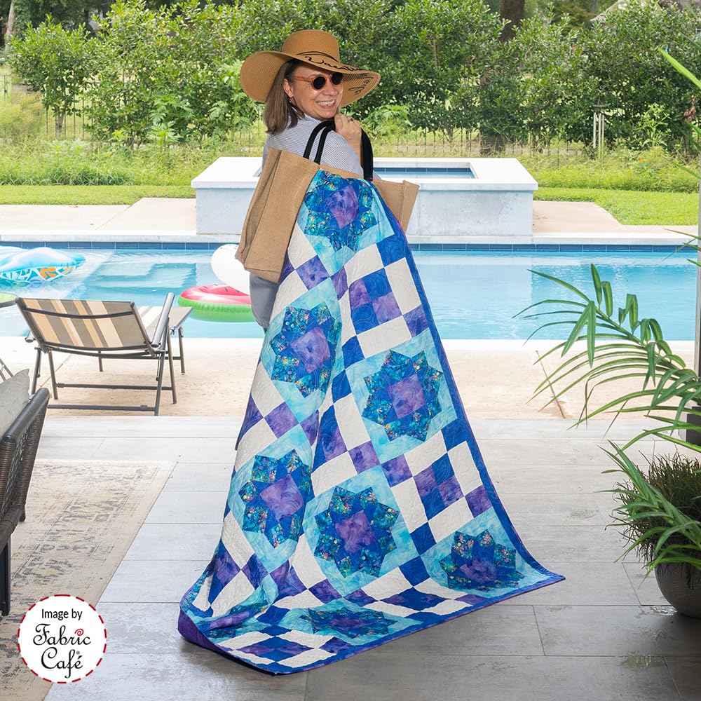 Fabric Café Step It Up With 5-Yard Quilts Book – 8 Dance-Inspired Patterns Using Five 1-Yard Cuts – Easy Quilt Projects with Enlargement Options for Queen & King Sizes