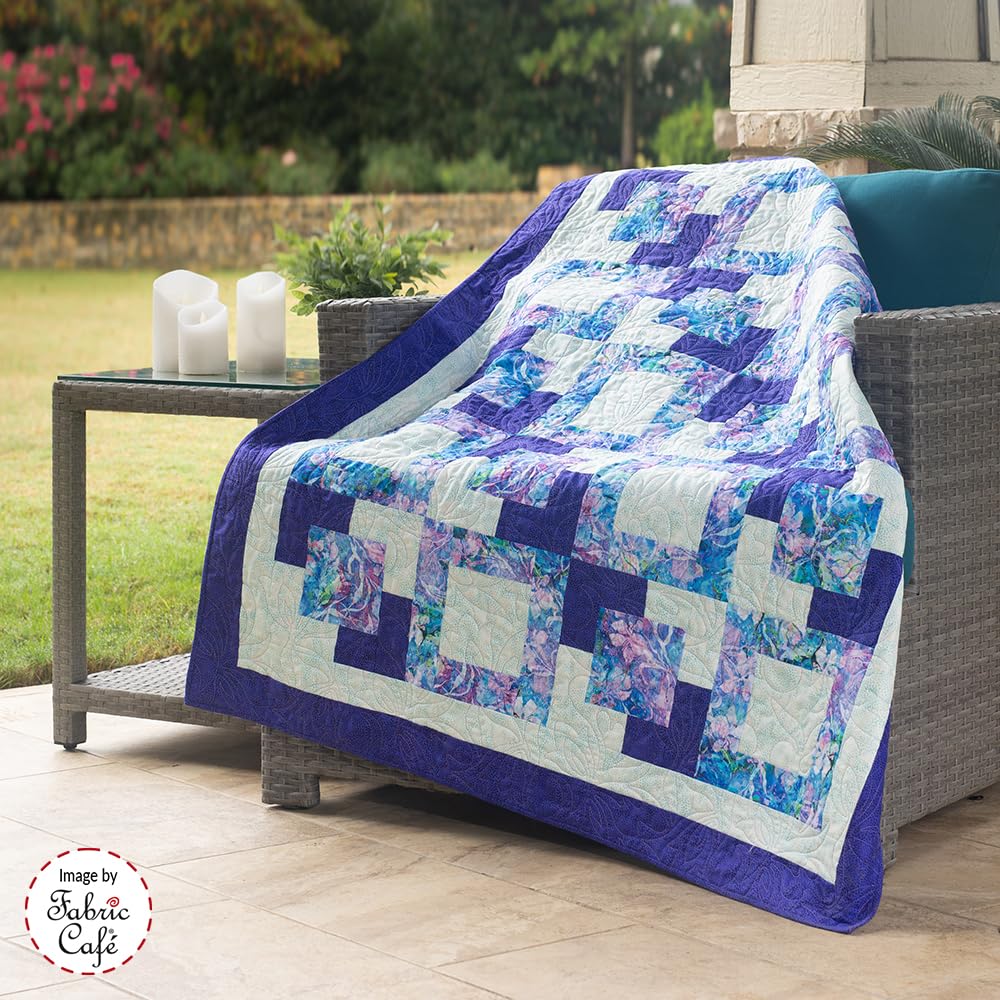 Fabric Café Make It Scrappy With 3-Yard Quilts Book – 8 Scrap-Friendly Quilt Patterns – Uses Three 1-Yard Fabric Cuts – Beginner-Friendly Quilting Guide