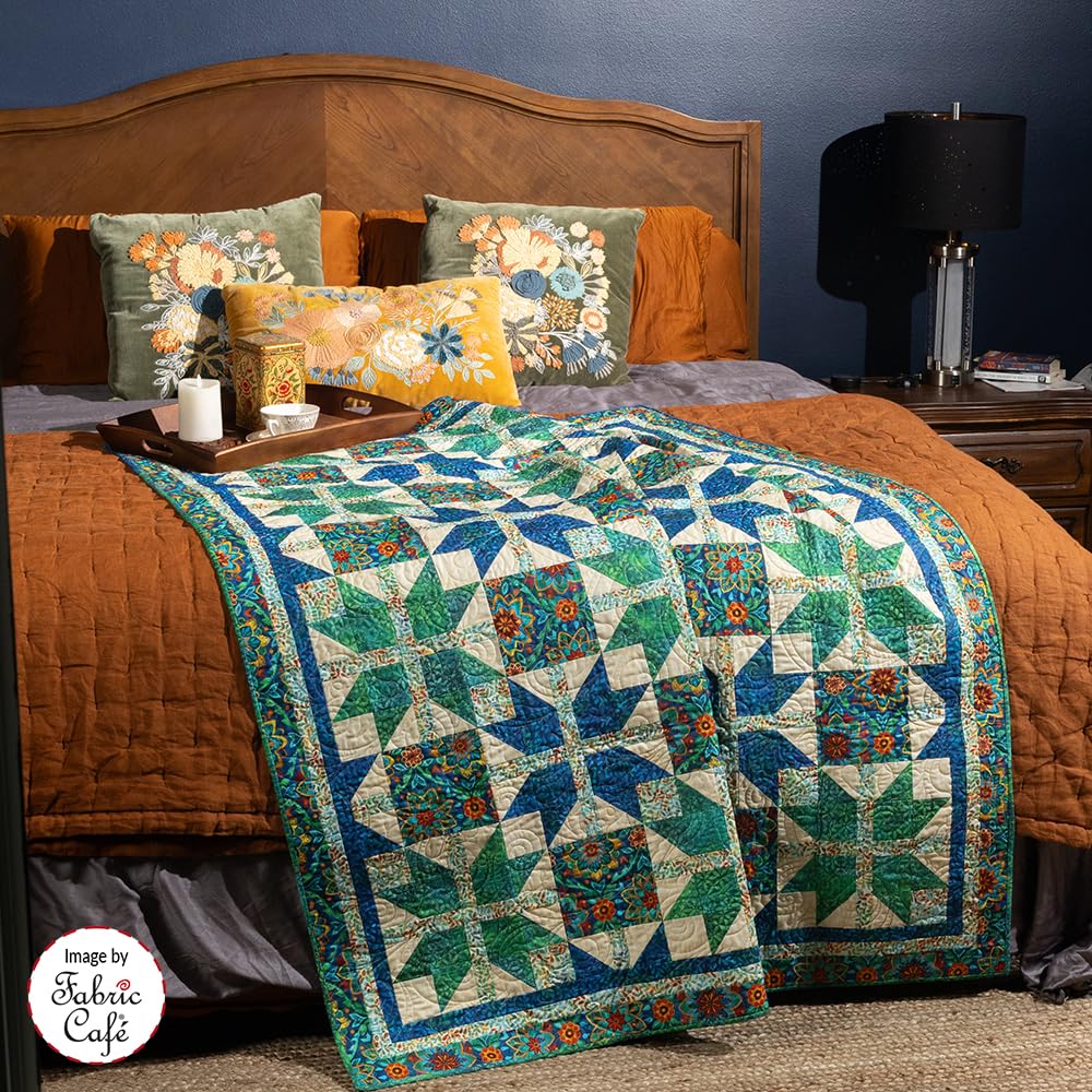 Fabric Café Step It Up With 5-Yard Quilts Book – 8 Dance-Inspired Patterns Using Five 1-Yard Cuts – Easy Quilt Projects with Enlargement Options for Queen & King Sizes