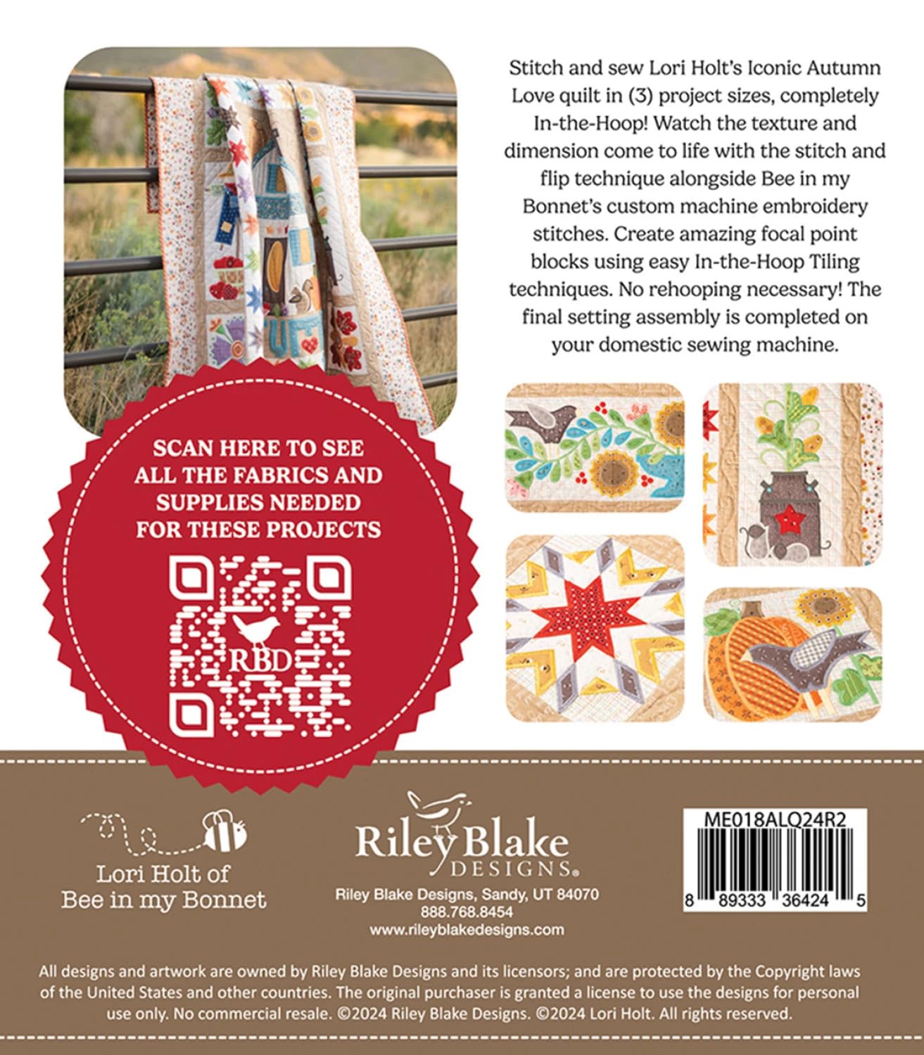 Machine Embroidery Projects - Multiple Designs