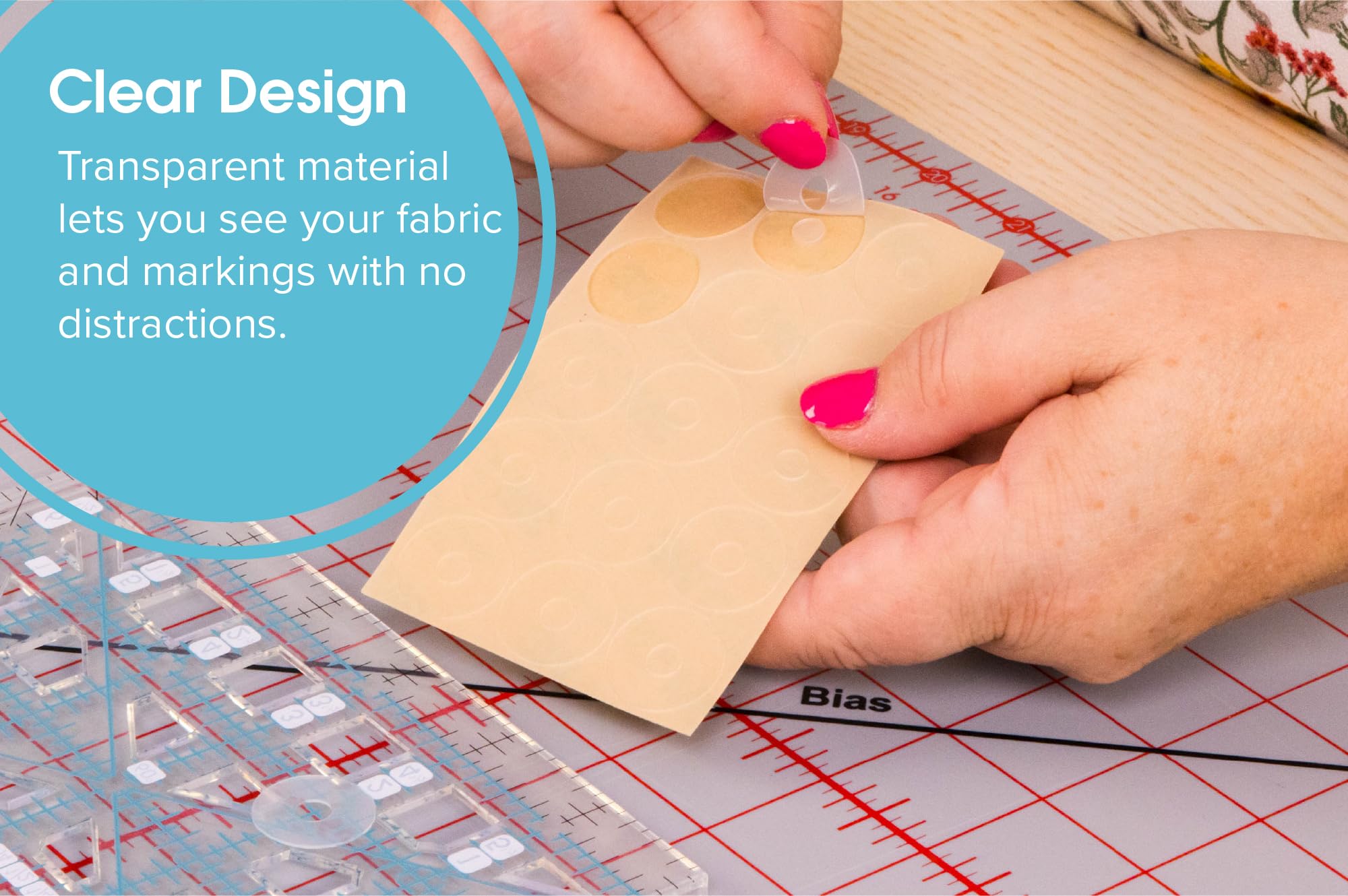 CRAFTERS WORKSHOP TrueCut Non-Slip Ruler Grips
