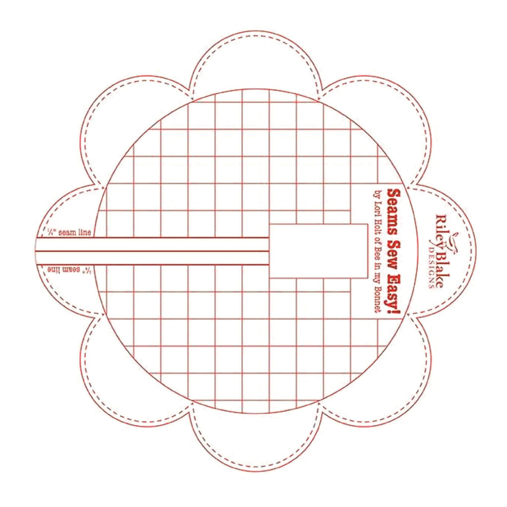 Lori Holt Seams So Easy Seam Guide Red