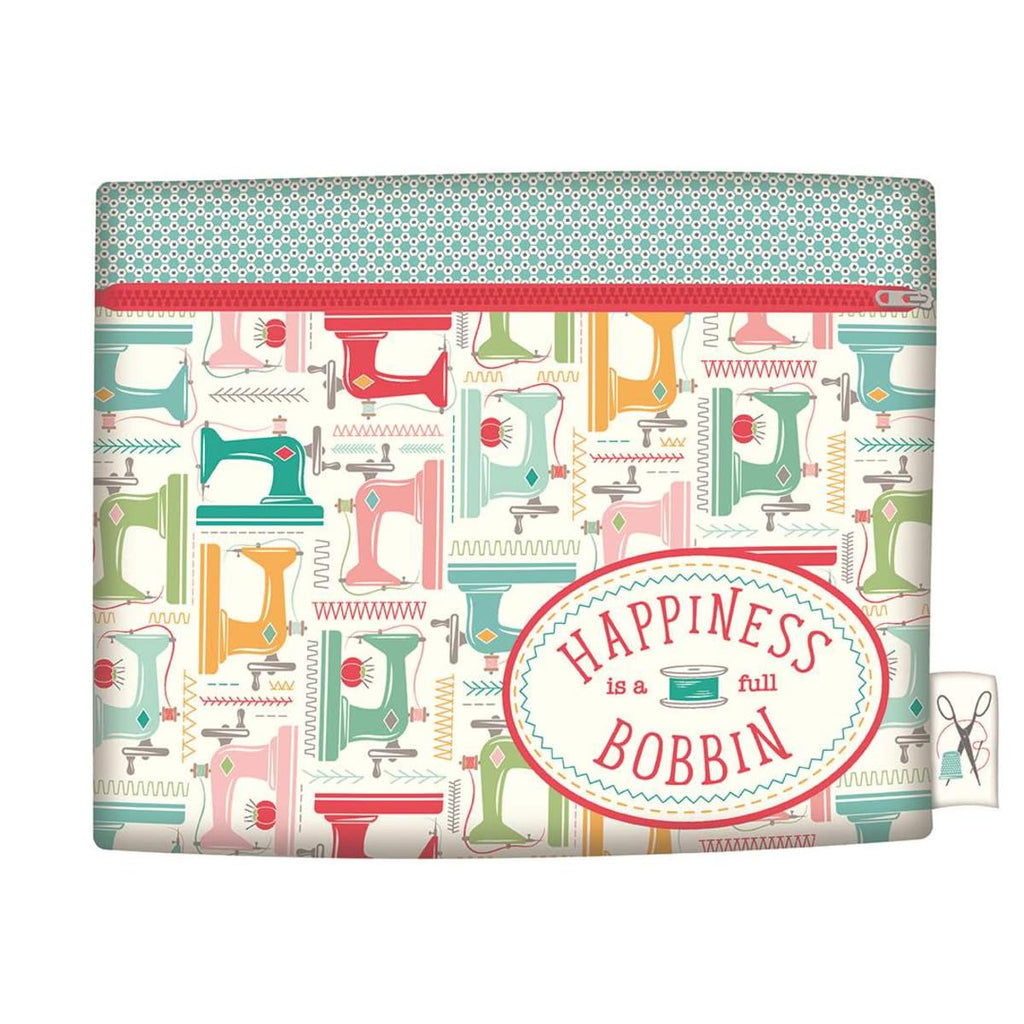 Riley Blake’s Assortment of Premium Quilting Fabric Panels, Perfect for Quilting, Apparel, DIY Crafting, and Home Decor (My Happy Place Zippy Bag Panel)
