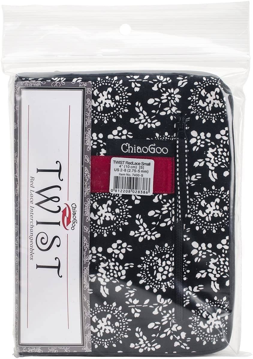 ChiaoGoo Twist SS Small Set, 4-inch (10 cm) [S], US 2-8 (2.75-5 mm)