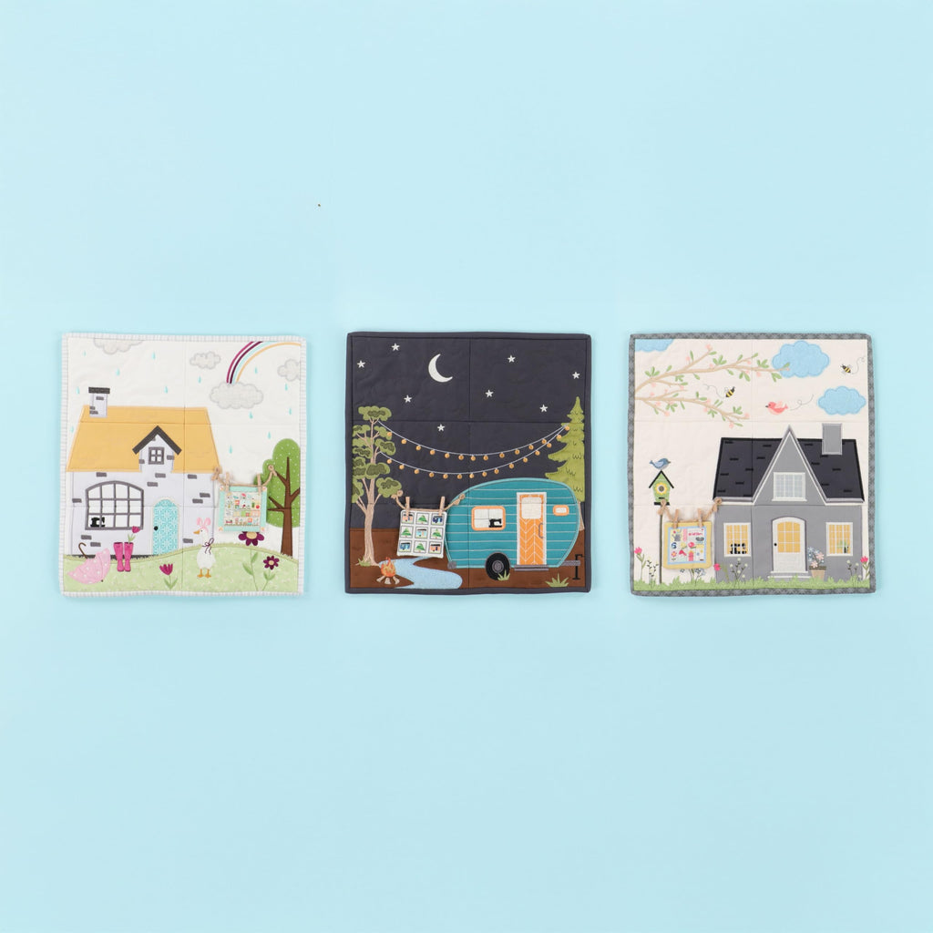 Kimberbell Home Sewn Vol. 1 Machine Embroidery Designs – Tiled Scene Collection for 5x7 Hoop or Larger | Applique, Quilting & Decorative Stitching