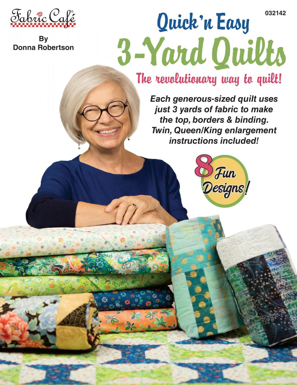 New Fabric Cafe 3 Yard Quilts Pattern Bundle - Quilts on the Double and Quick 'n Easy Quilts