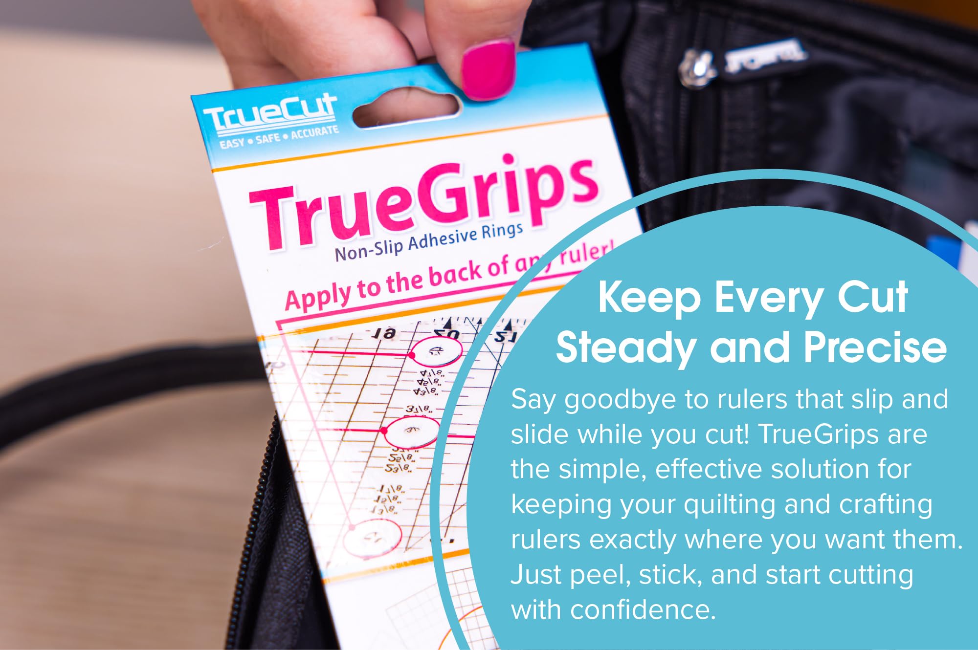 CRAFTERS WORKSHOP TrueCut Non-Slip Ruler Grips