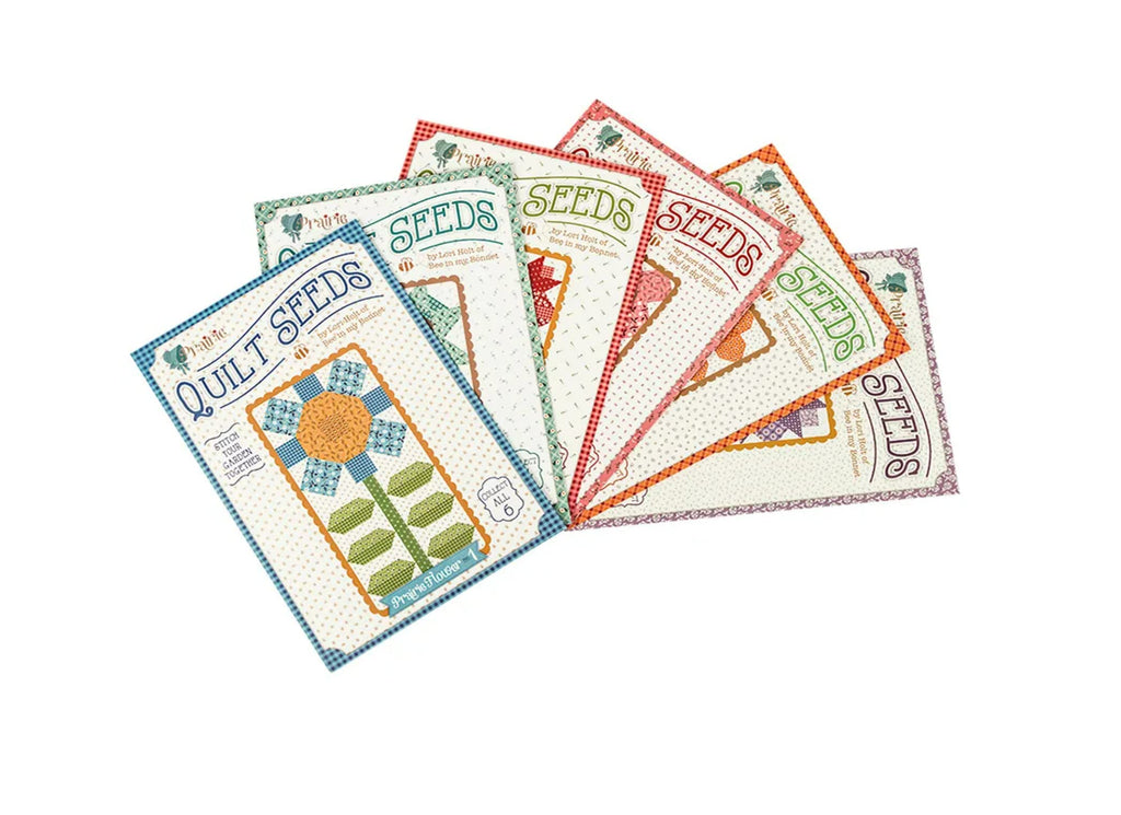 Prairie Quilt Seeds Flower No. 1-6 Pattern Set by Lori Holt