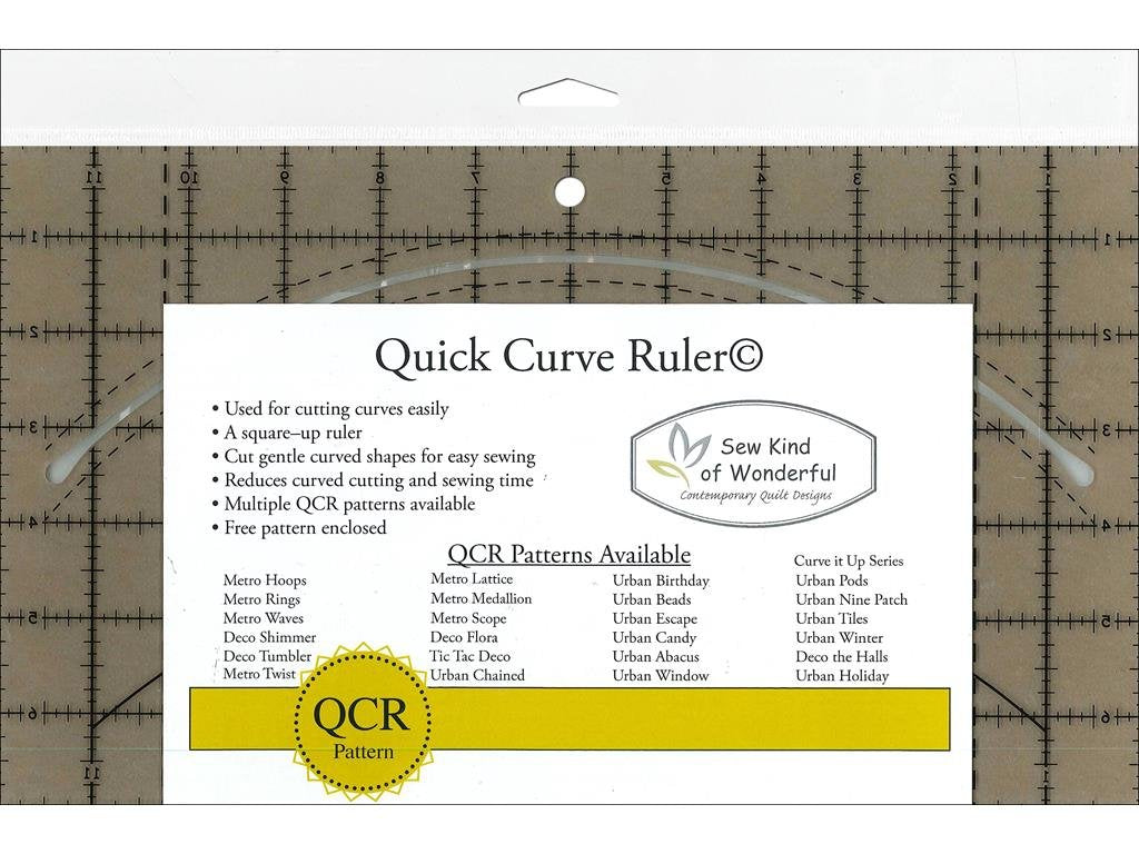 Sew Kind of Wonderful SKW50570 Qcr Ruler Quick Curve Ruler