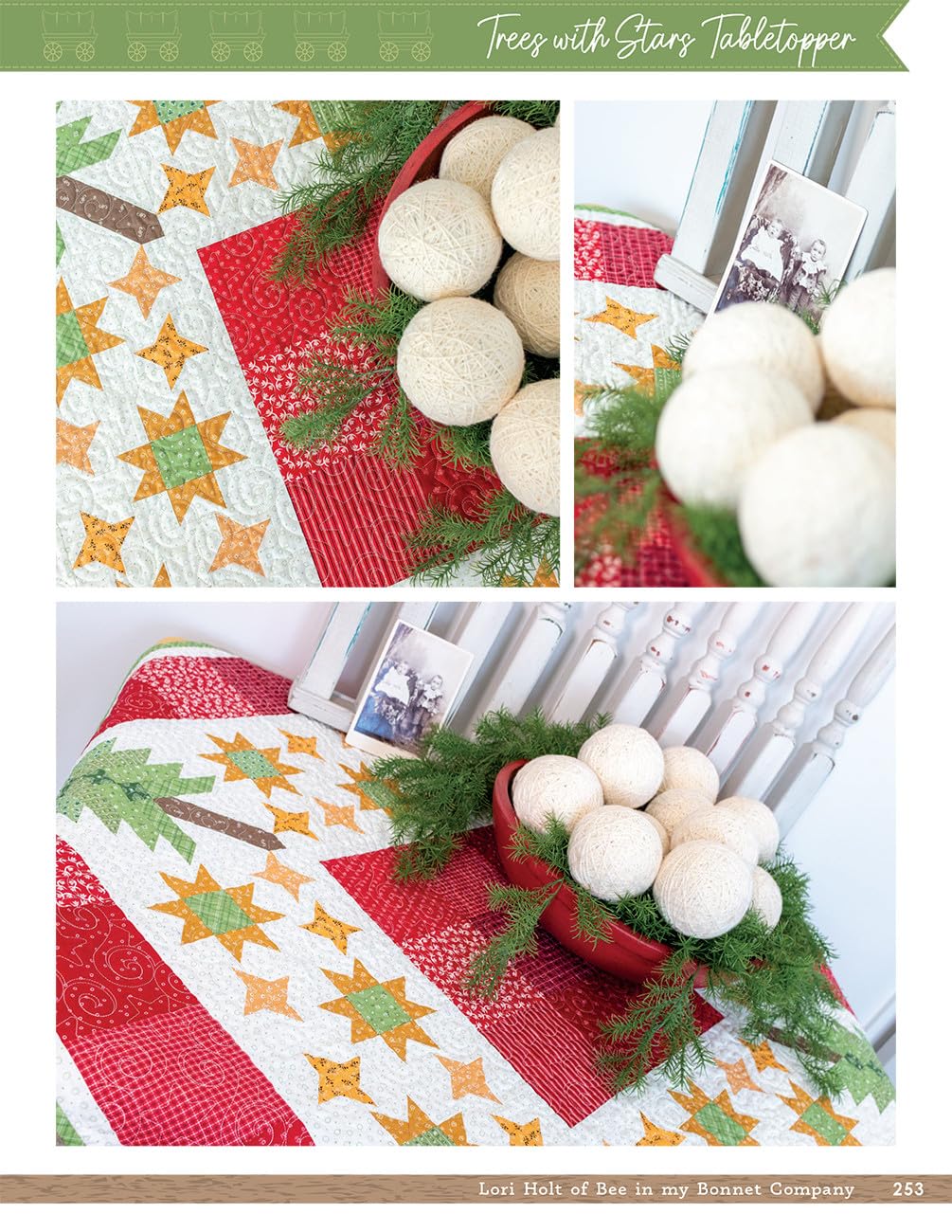 Prairie Home Quilt Book by Lori Holt of Bee in My Bonnet - Over 30 Quilts, Runners, Table Toppers & Pillows – Seasonal Quilting Inspired by Pioneer Resilience & Westward Journey
