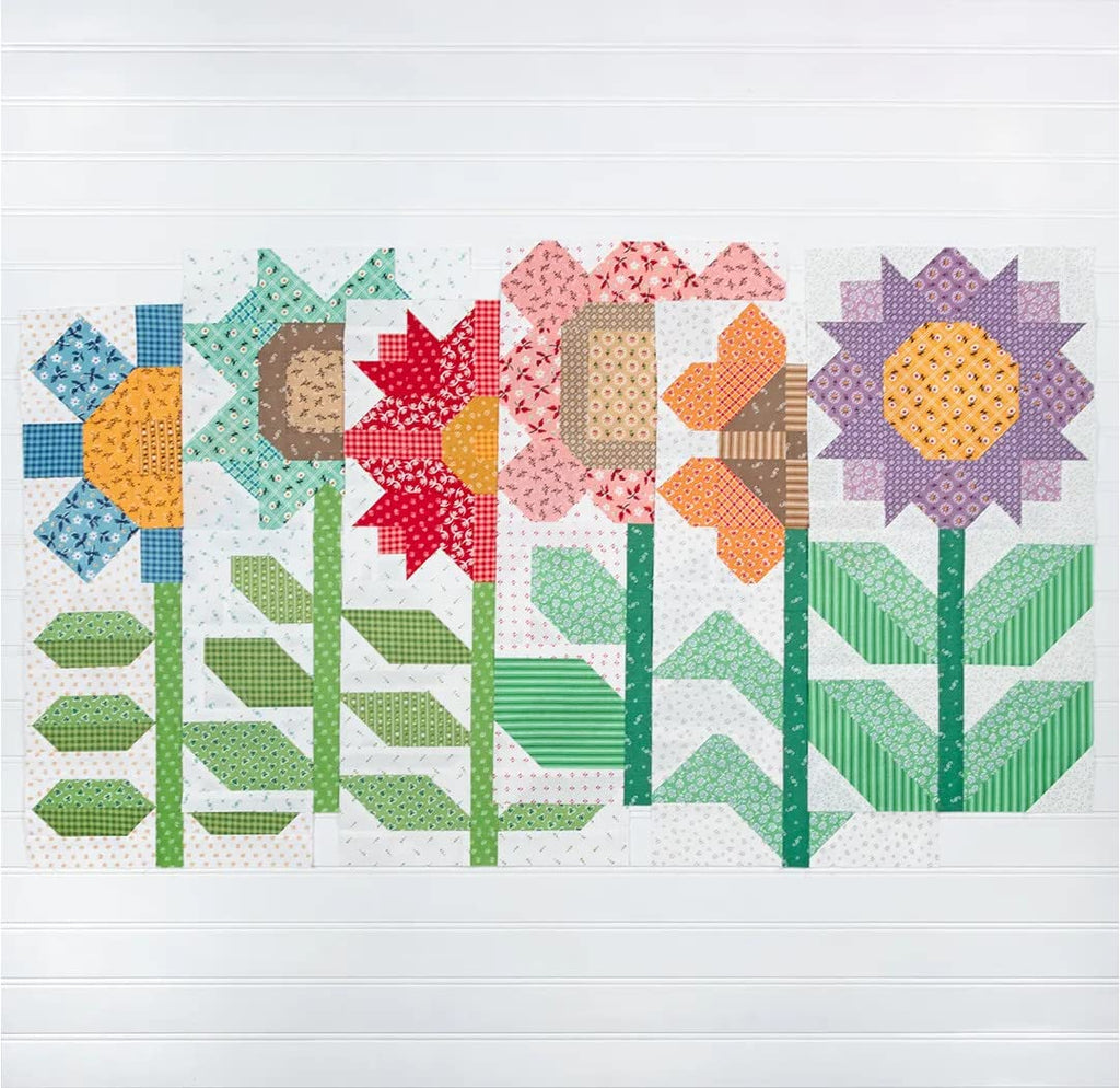 Prairie Quilt Seeds Flower No. 1-6 Pattern Set by Lori Holt
