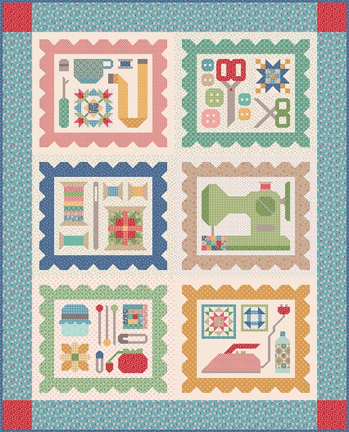 Riley Blake Bundled Quilt Seeds Patterns of Different Collections By Lori Holt of Bee in My Bonnet, Inspiring Designs for Beautiful Quilts