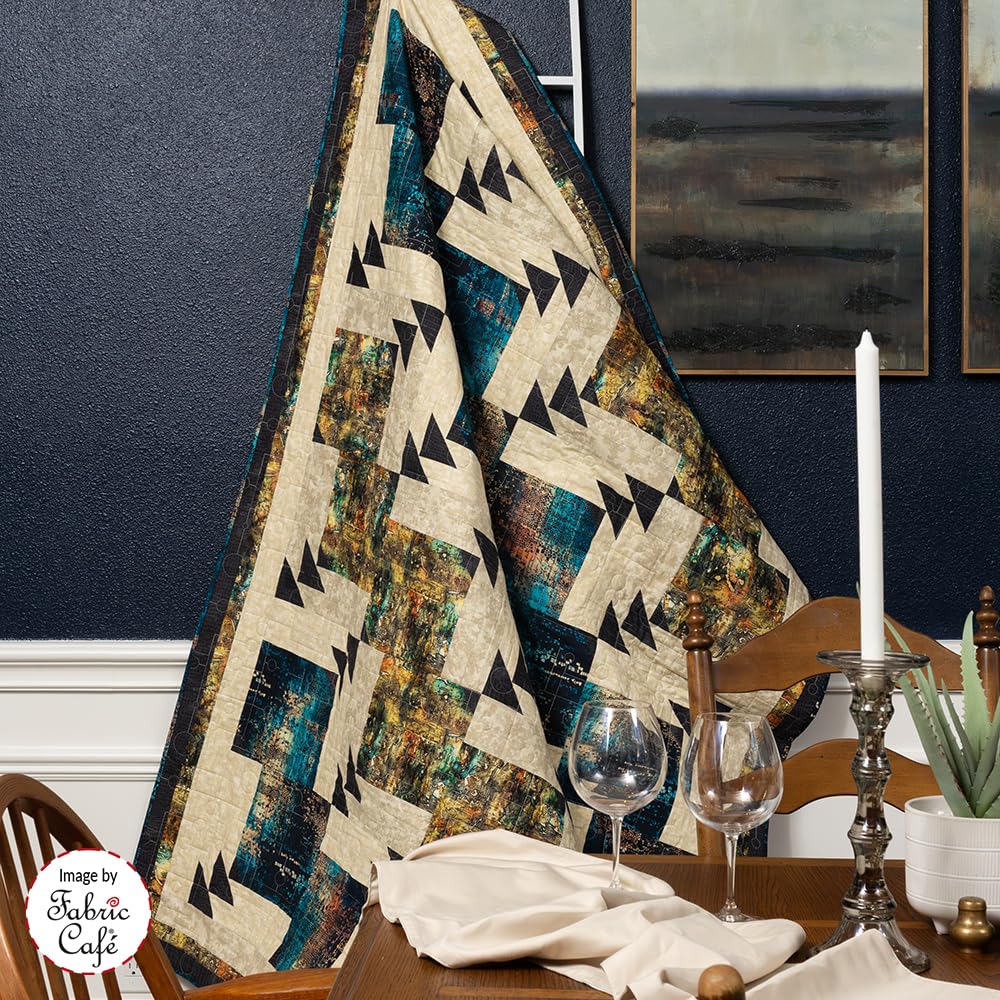 Fabric Café Step It Up With 5-Yard Quilts Book – 8 Dance-Inspired Patterns Using Five 1-Yard Cuts – Easy Quilt Projects with Enlargement Options for Queen & King Sizes