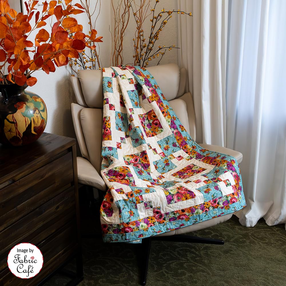 Fabric Café Weekend 3-Yard Quilts Book – 8 Fast & Easy Beginner Quilt Patterns | Make a Quilt in a Weekend | Uses Only 3 Yards of Fabric | No Half-Square Triangles | Lap, Twin & Queen/King Sizes