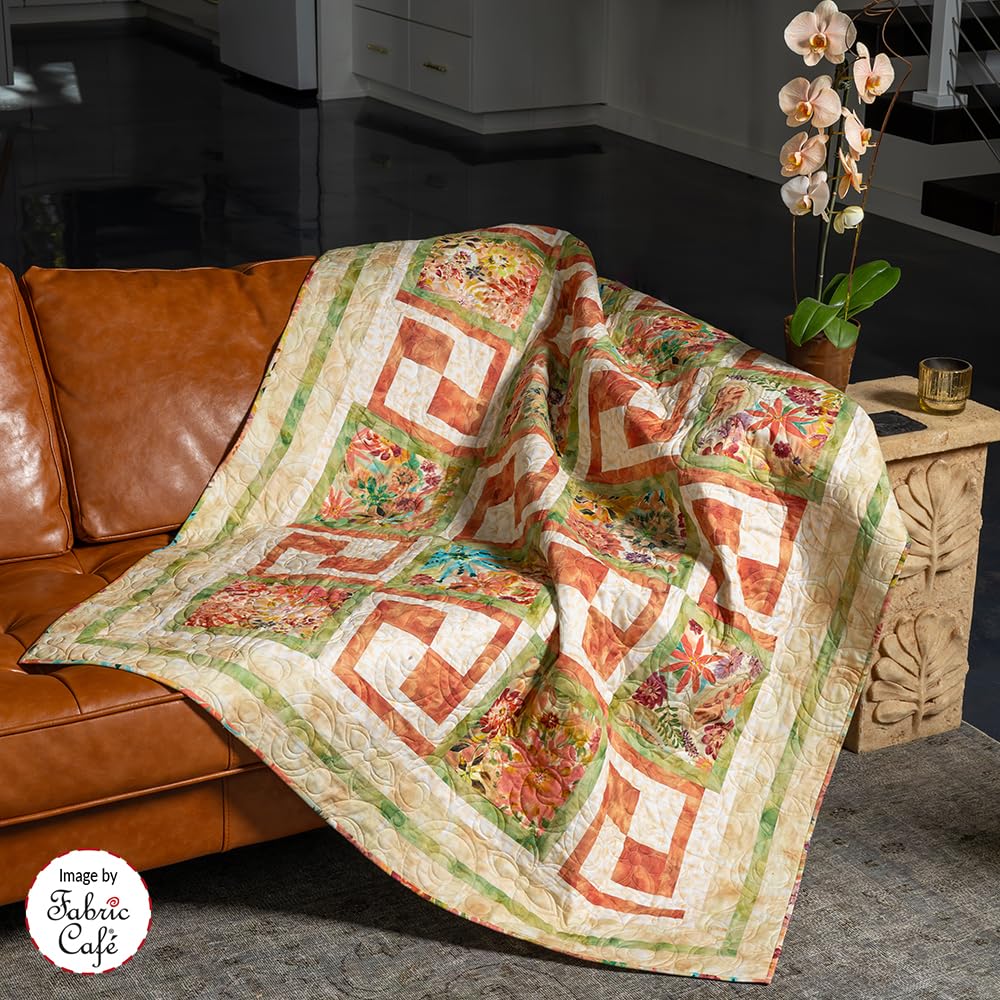 2025 Fabulous 5-Yard Quilts by Fabric Café – 8 New Quilt Patterns Using 5 Yards of Fabric – Simple Quilting Method with Instructions for Queen/King Enlargement