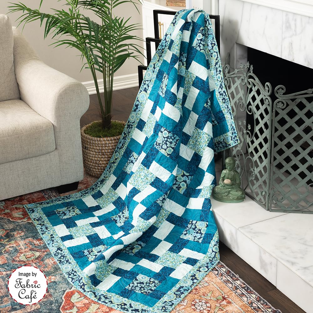 Fabric Café Step It Up With 5-Yard Quilts Book – 8 Dance-Inspired Patterns Using Five 1-Yard Cuts – Easy Quilt Projects with Enlargement Options for Queen & King Sizes