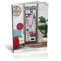 Kimberbell Star-Spangled Beauty Ladder Quilt Book with Digital Design Code – 20"x60" Americana Machine Embroidery Quilt, 5x7 Hoop, Patriotic Applique, Embellishments & Photo Frames