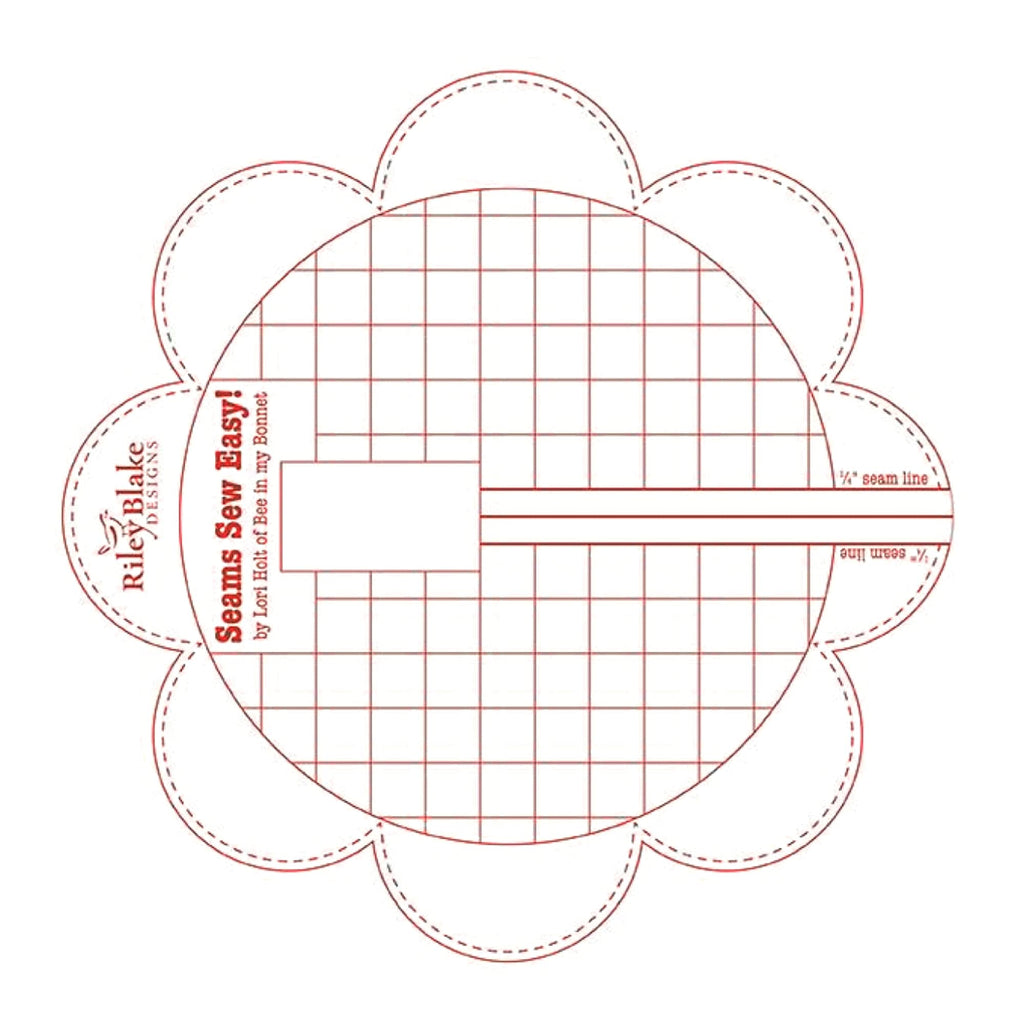 Lori Holt Seams So Easy Seam Guide Red