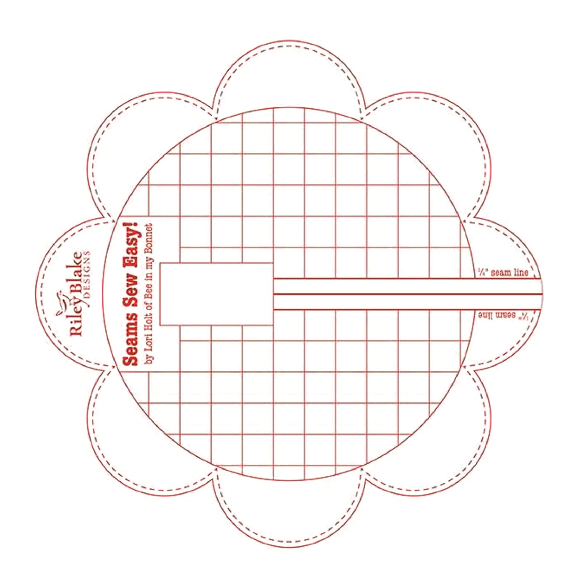 Lori Holt Seams So Easy Seam Guide Red