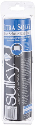 Sulky Of America Ultra Solvy Extremely Firm & Stable Water Soluble Stabilizer, 8" by 8 yd (408-08)