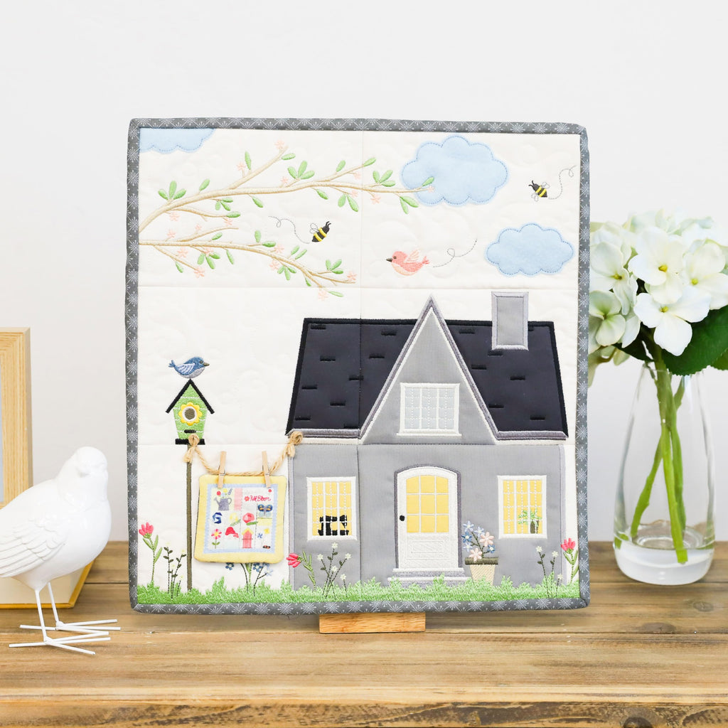 Kimberbell Home Sewn Vol. 1 Machine Embroidery Designs – Tiled Scene Collection for 5x7 Hoop or Larger | Applique, Quilting & Decorative Stitching