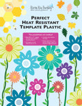 Karen Kay Buckley® Perfect Heat-Resistant Template Plastic, Four 8-1/2” X 11” Sheets for Prepared Edge Appliqué, Quilting, Patchwork, Sewing. Ironable with Dry/Medium Heat. Feeds Through Copy Machine
