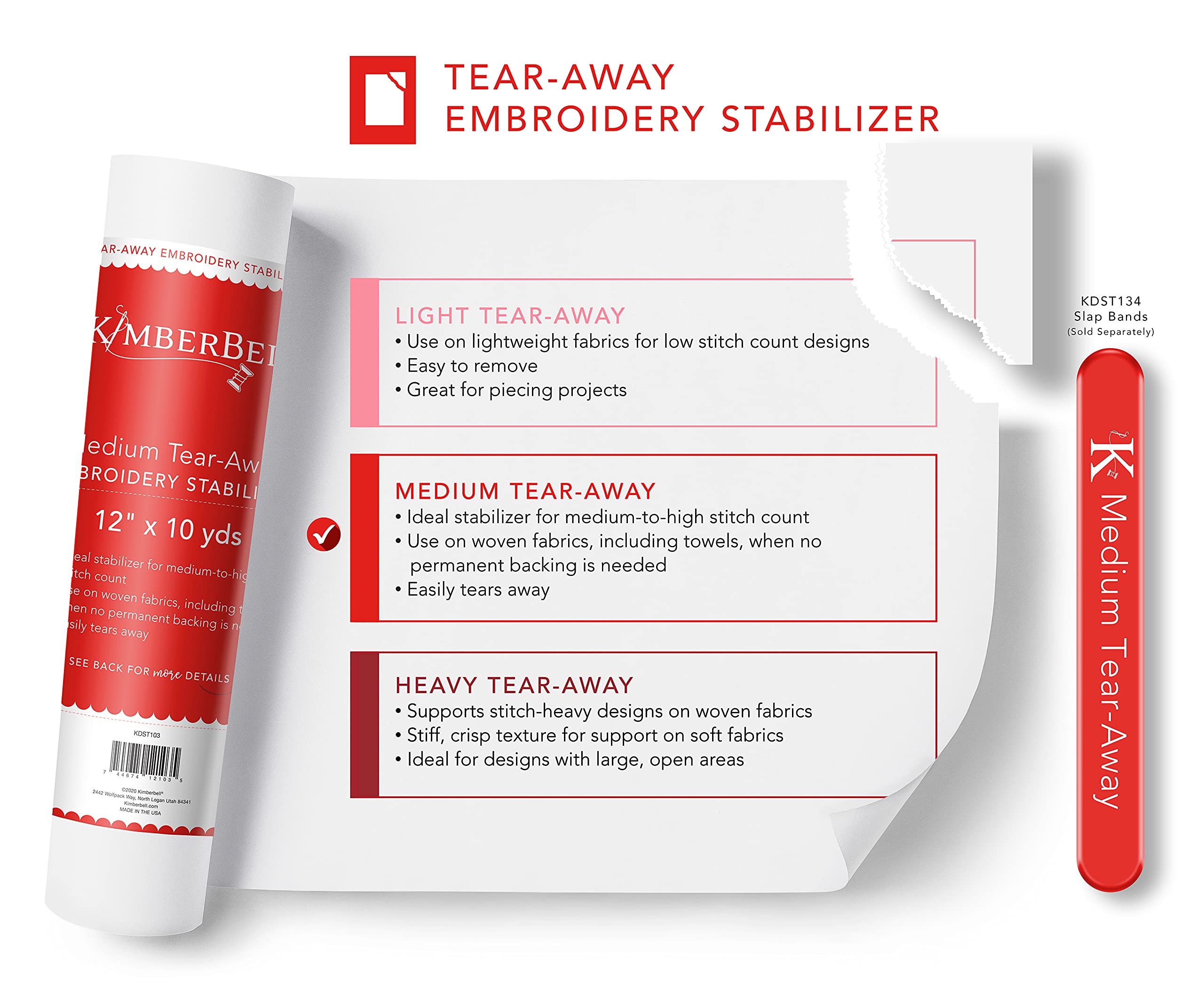 Kimberbell Stabilizer: Tear-Away