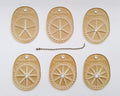 Sue Spargo Creative Stitching Templates - Six Piece Set, ''Spoke Easy''