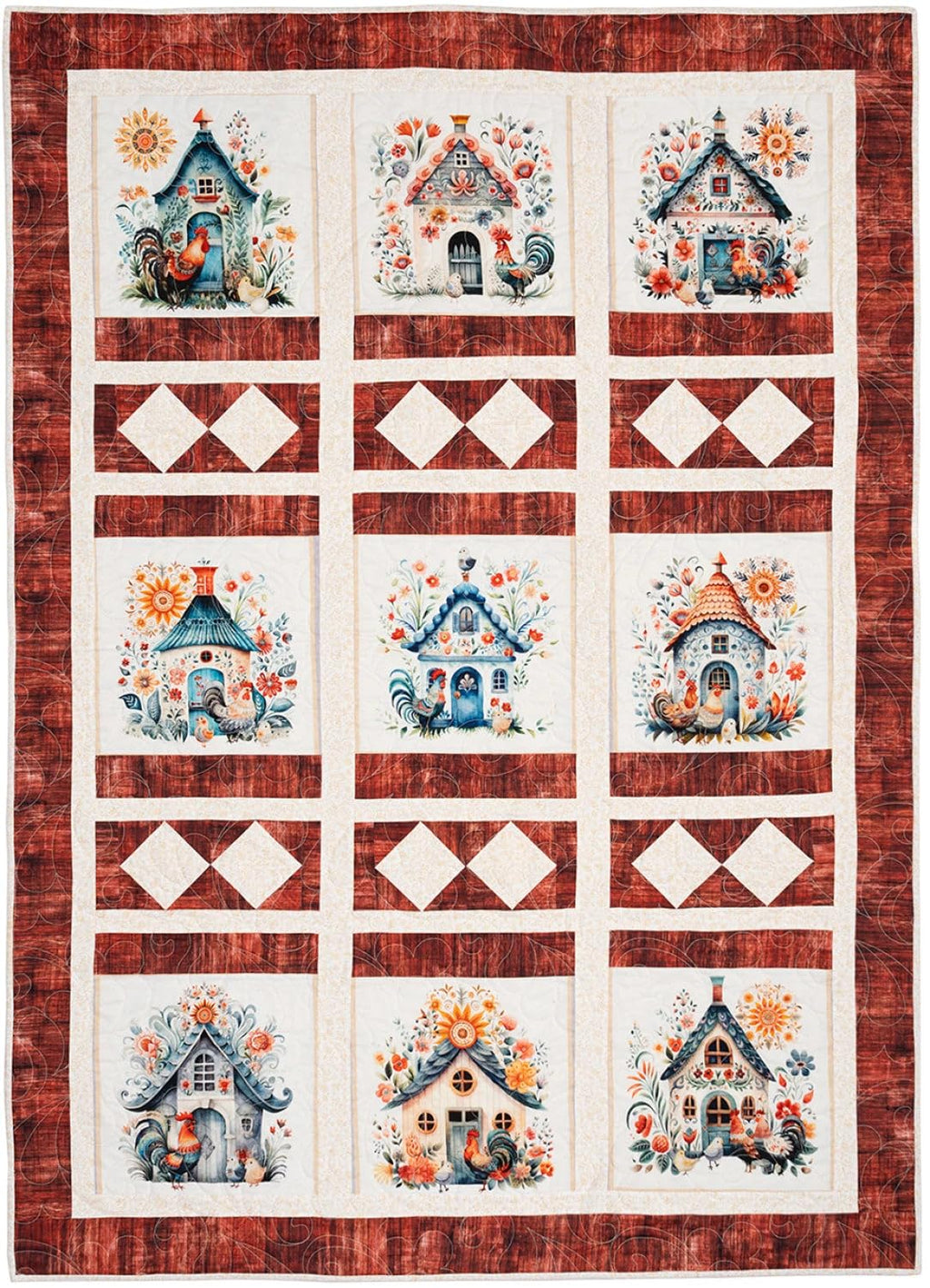 Fabric Cafe Panel Perfect 3-Yard Quilts Book – 8 Easy Quilt Patterns for Panels – Use with 1-Yard Cuts – Beginner Friendly Quilting Book with Diagrams & Fabric Guides