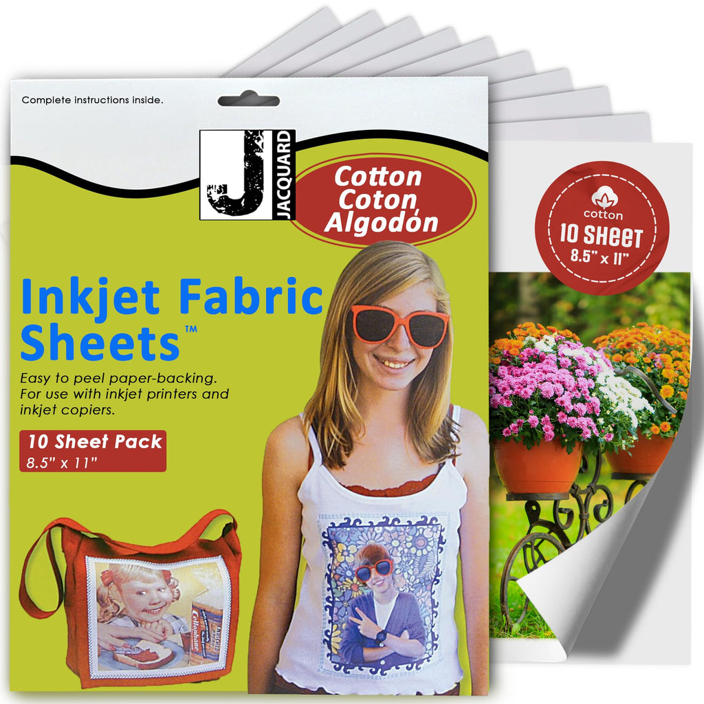 Ink Jet Fabric Cotton Sheets (8.5 x 11-Inches)